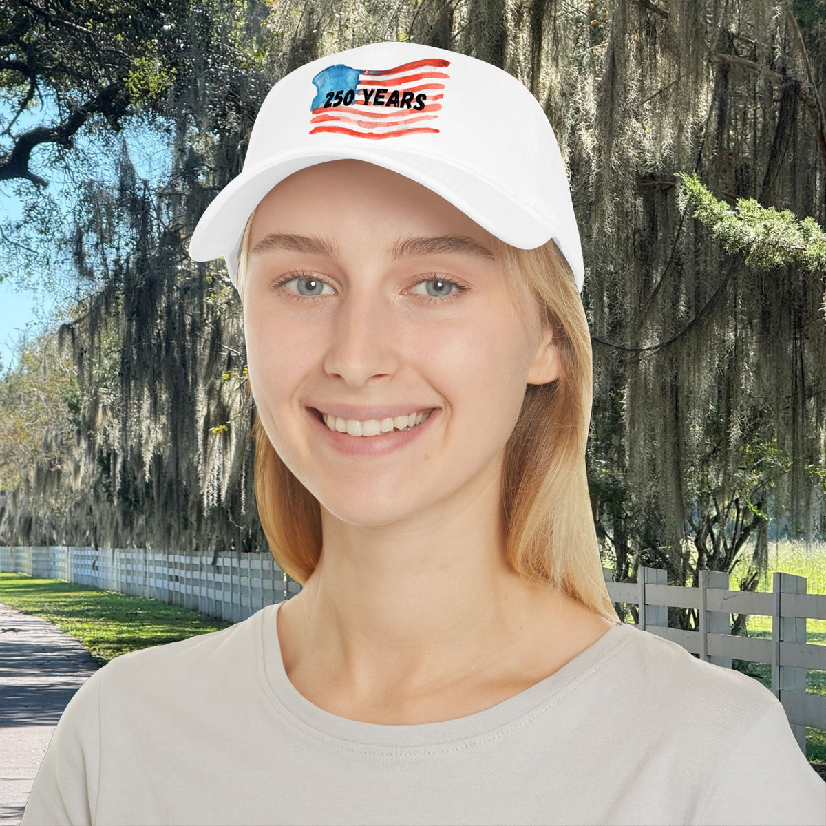 Patriotic BBQ Baseball Cap — Low Profile American Flag Hat for Events & 4th of July