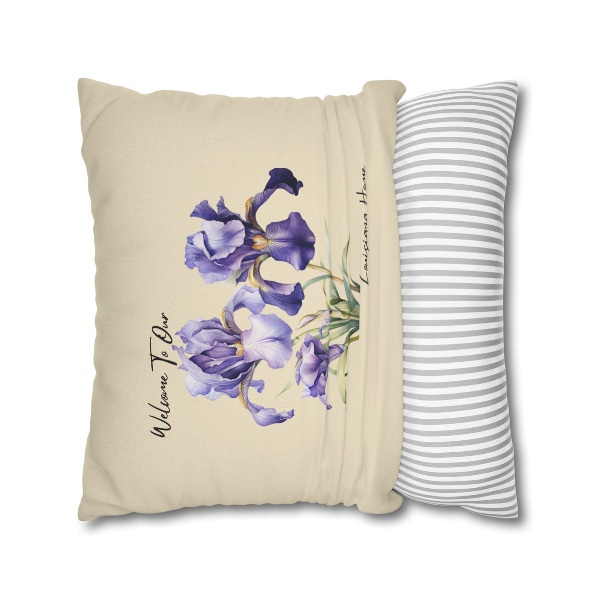 Spun Polyester Square Pillowcase