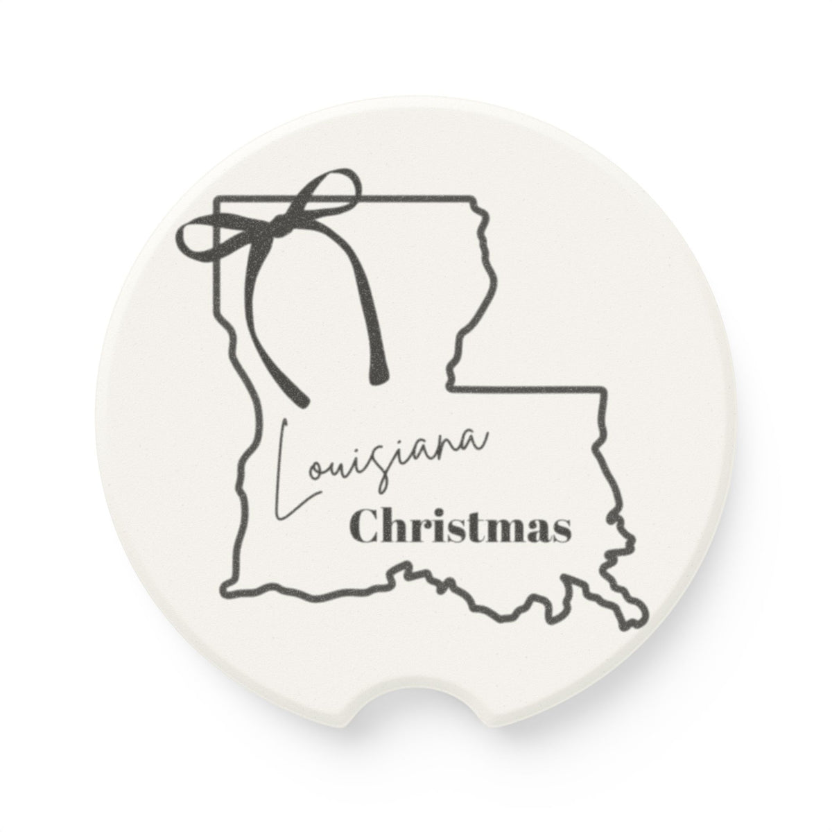 Soapstone Car Coaster (LA Christmas)